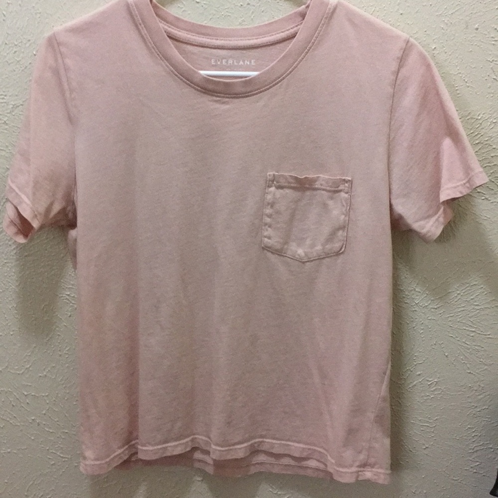 Everlane Small Cotton Box-Cut Pocket Tee